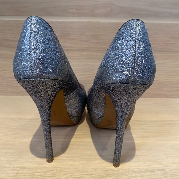 Zara glitter peep toe pumps - Picture 4 of 4